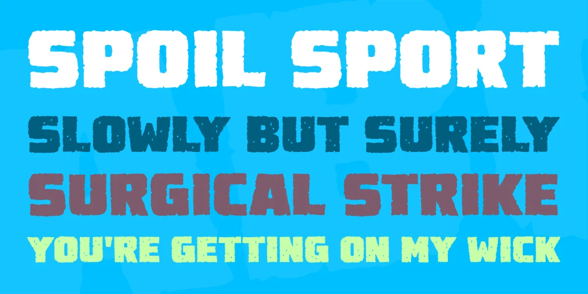 Destroy Earth Font Family preview 2