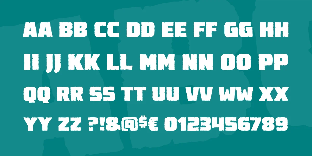 Destroy Earth Font Family preview 3