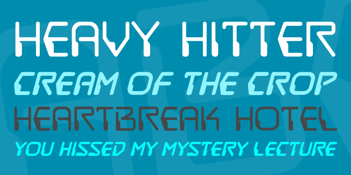 Destructo Beam BB Font Family preview 2