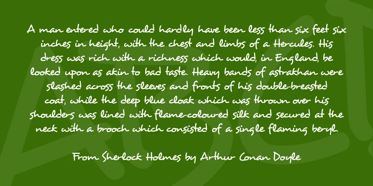 Desyrel Font preview 3