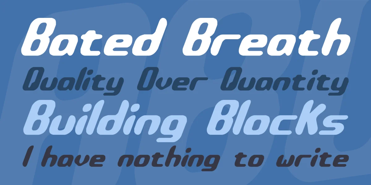 Detonate BRK Font preview 2