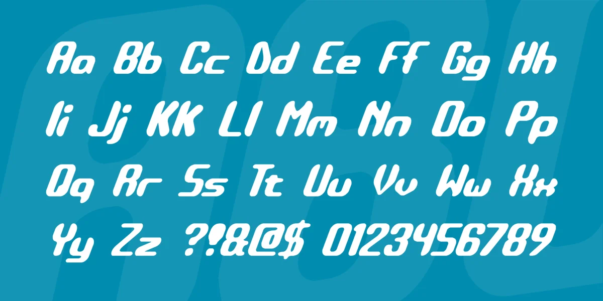 Detonate BRK Font preview 3
