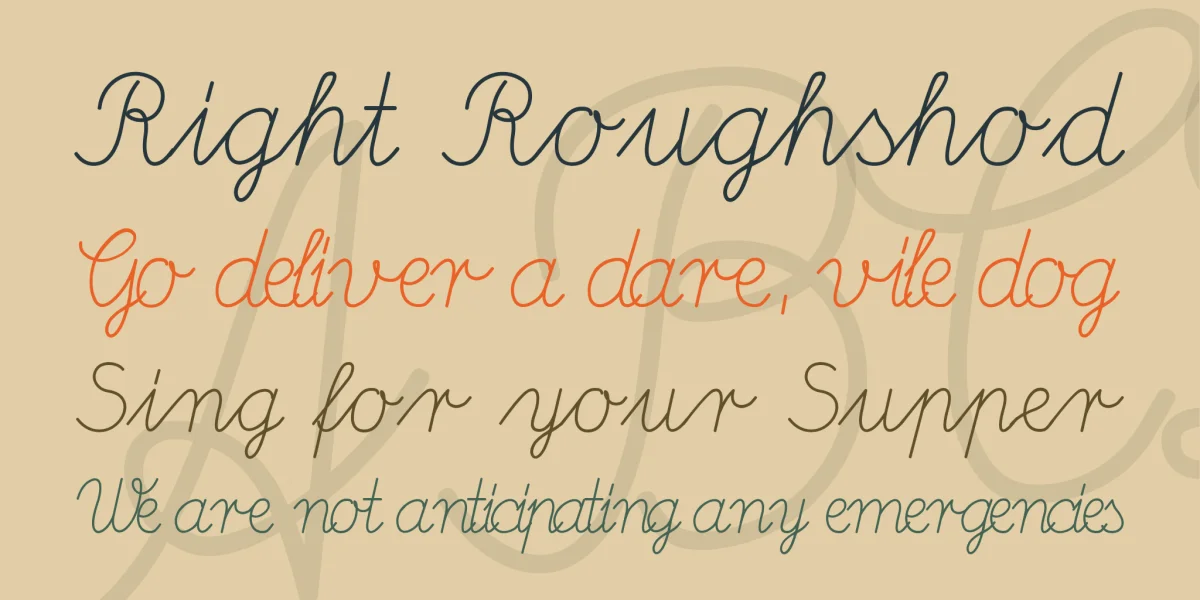 Deutsche Normalschrift Font Family preview 2