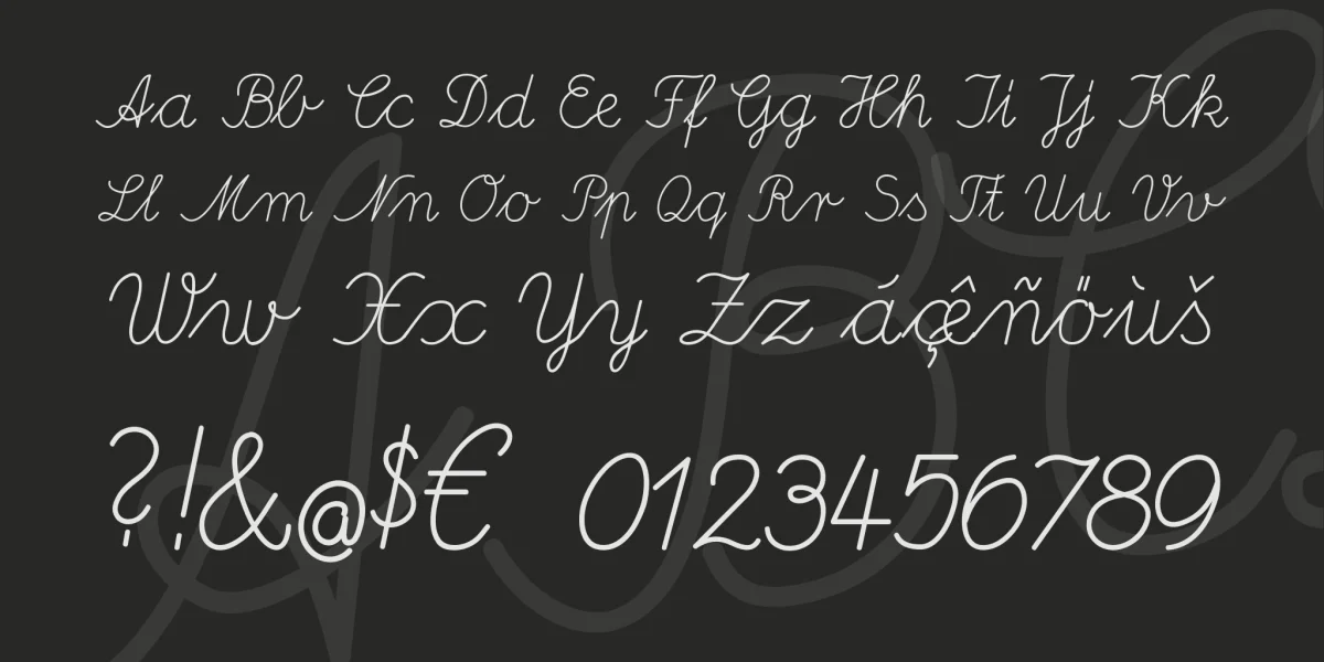 Deutsche Normalschrift Font Family preview 4