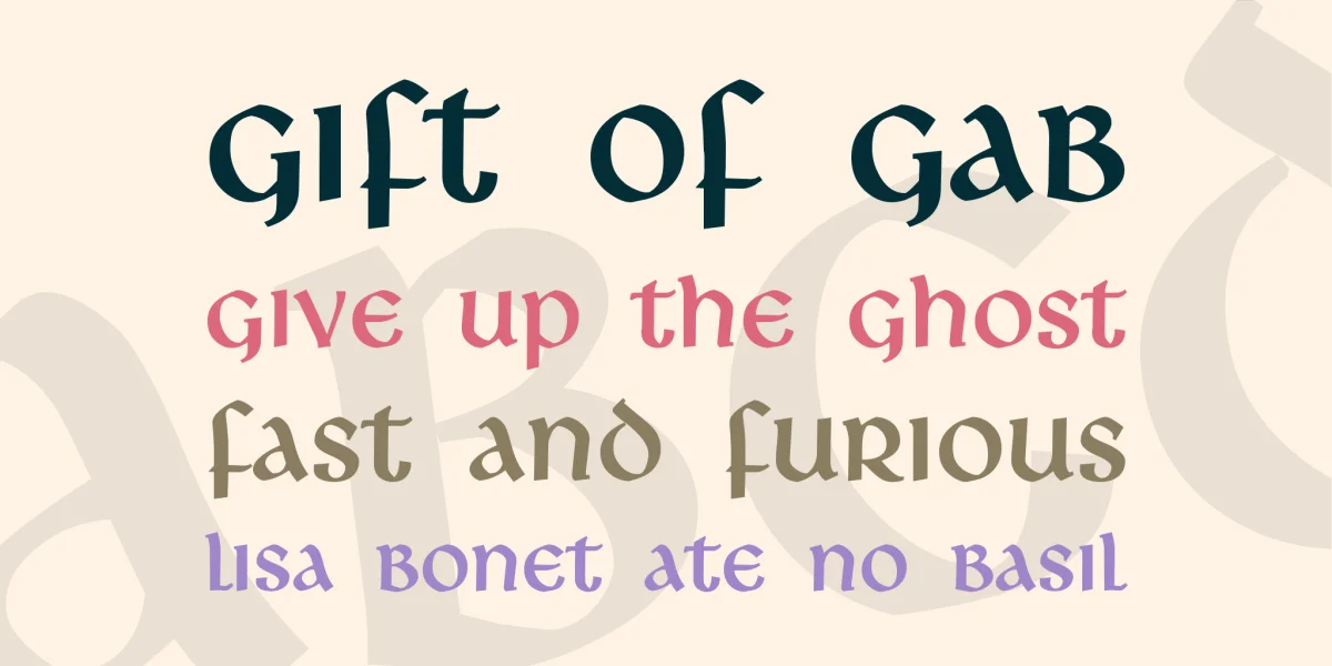 Deutsche Uncialis Font Family preview 2