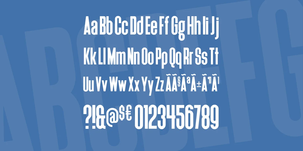 Deutschlander Font preview 3