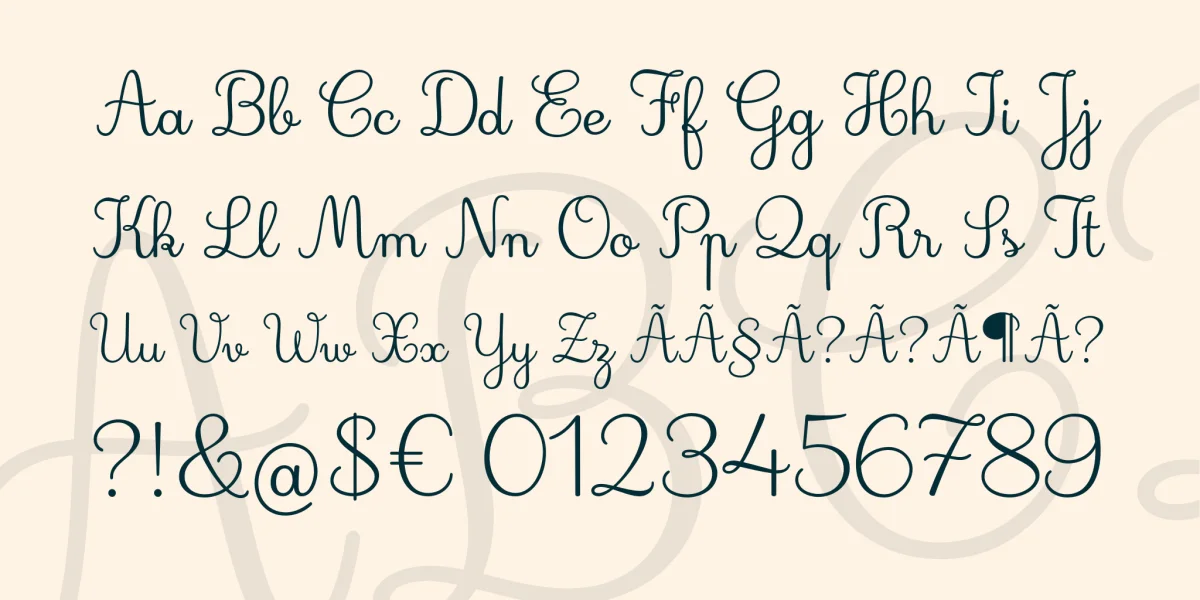 Deuxieme Rang Font Family preview 4