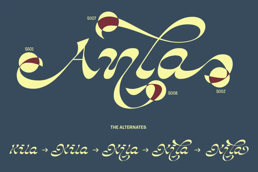 Dh Joleta DEMO Font preview 4