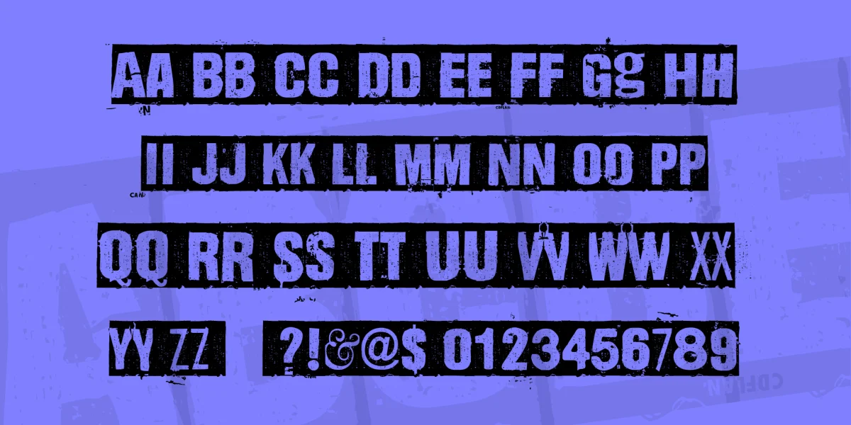 Dharma Punk Font Family preview 3