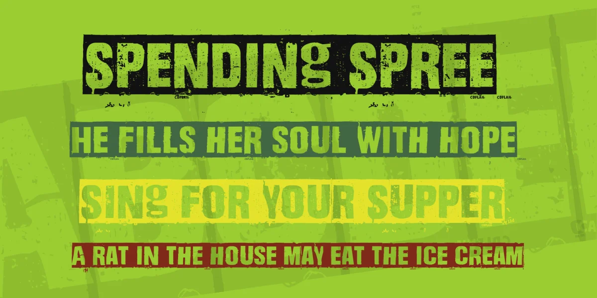 Dharma Punk Font Family preview 6