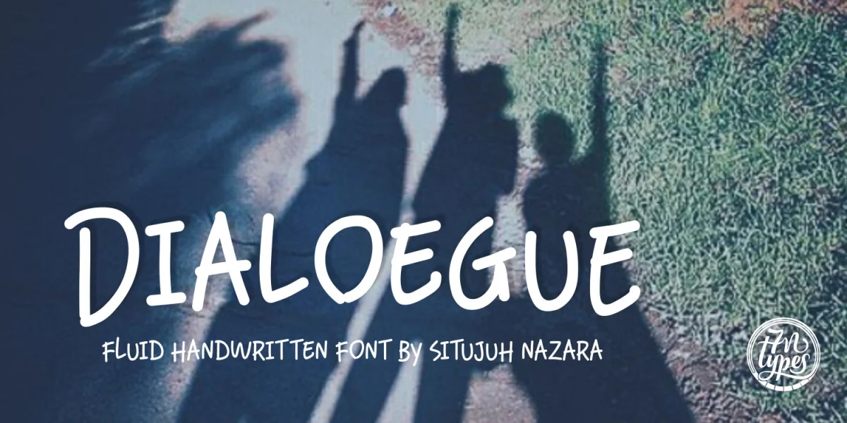Dialoegue Font