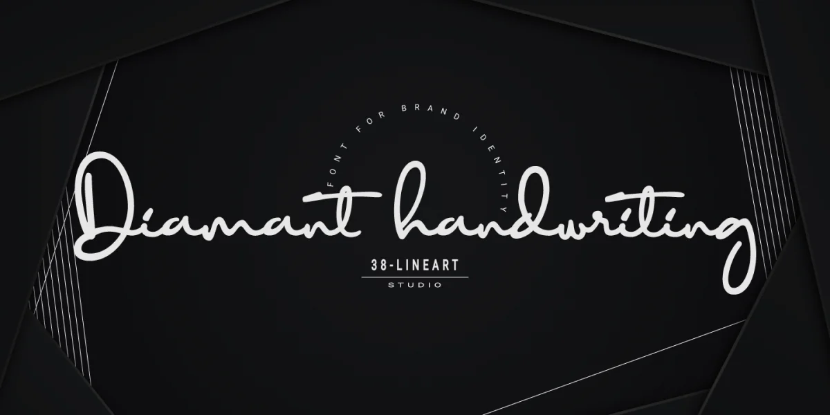 Diamant handwriting Font