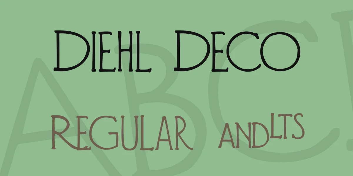 Diehl Deco Font Family