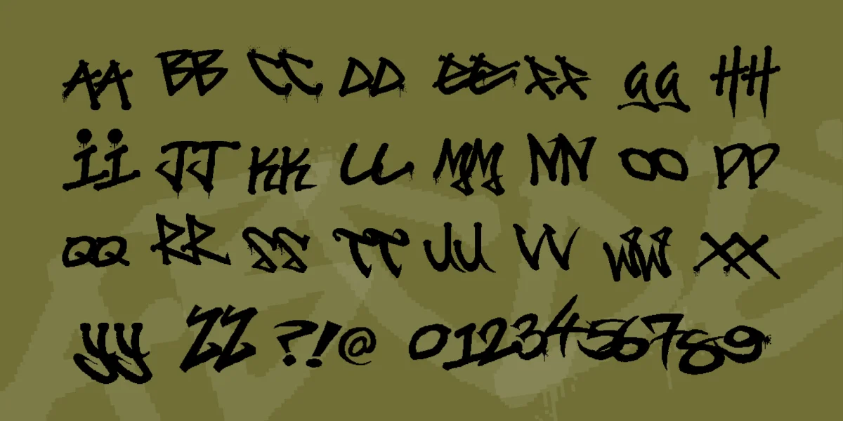 Digitag Font preview 4