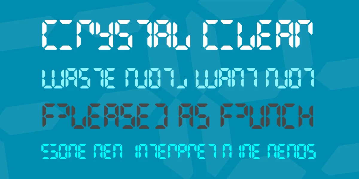 Digital Dismay Font preview 2