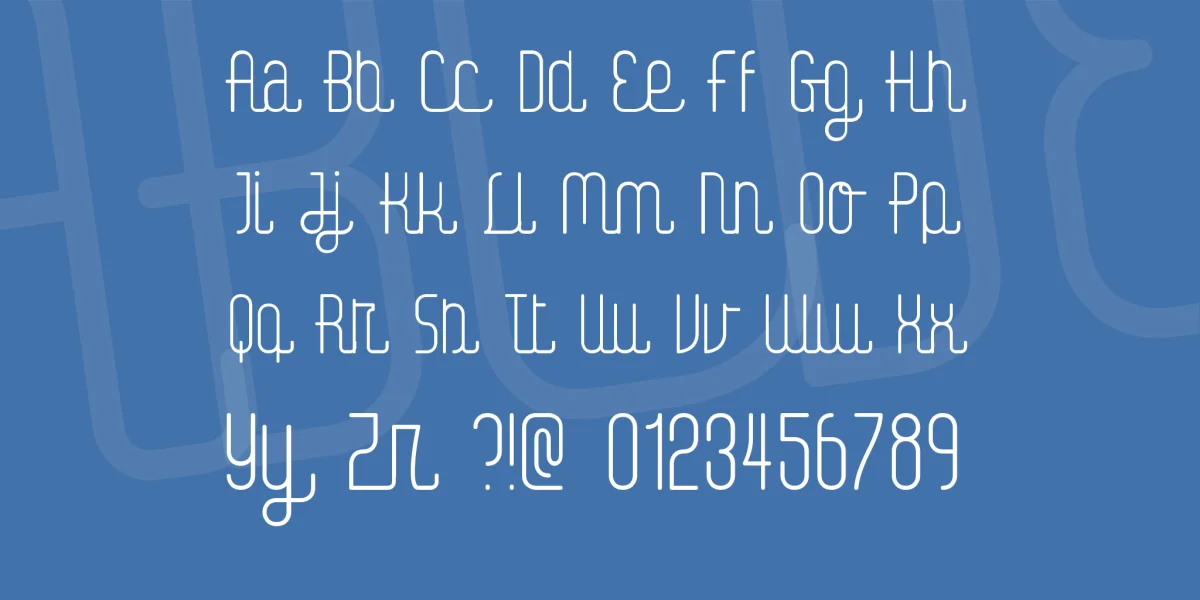 Digital Kauno Font preview 2
