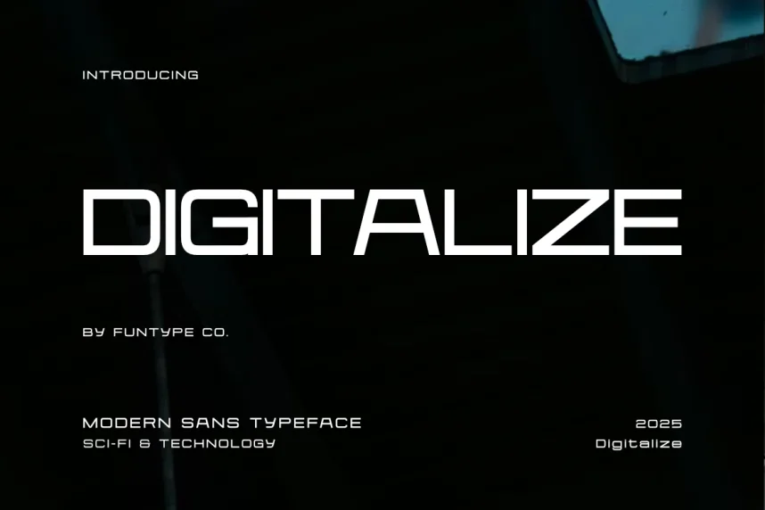 Digitalize Font preview 2