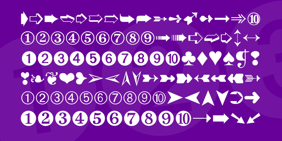 Digits Font