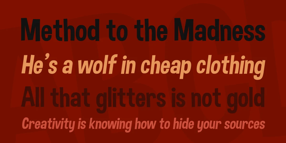 Dimbo Font Family preview 2