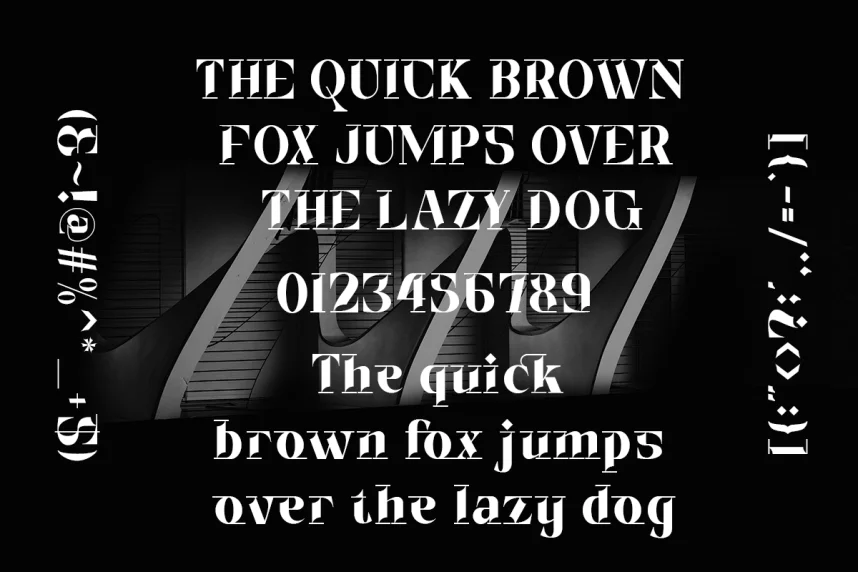 Dinamika Font preview 6