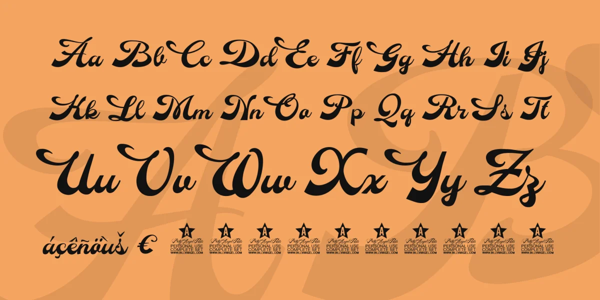 Dinasty Personal Use Font preview 4