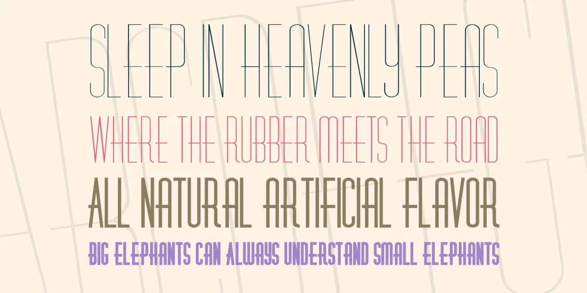 Diner- Font Family preview 2