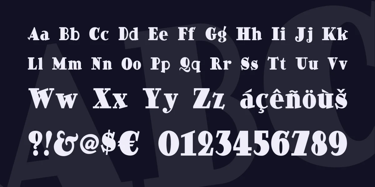 Ding Dong Daddyo NF Font preview 3