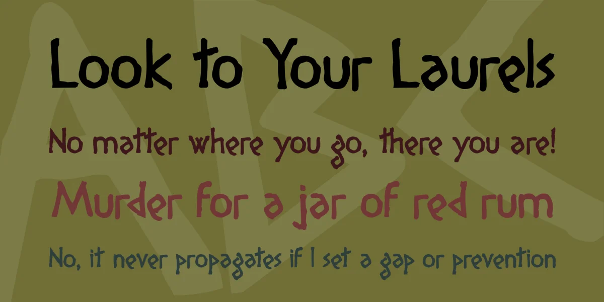 Diogenes Font preview 2