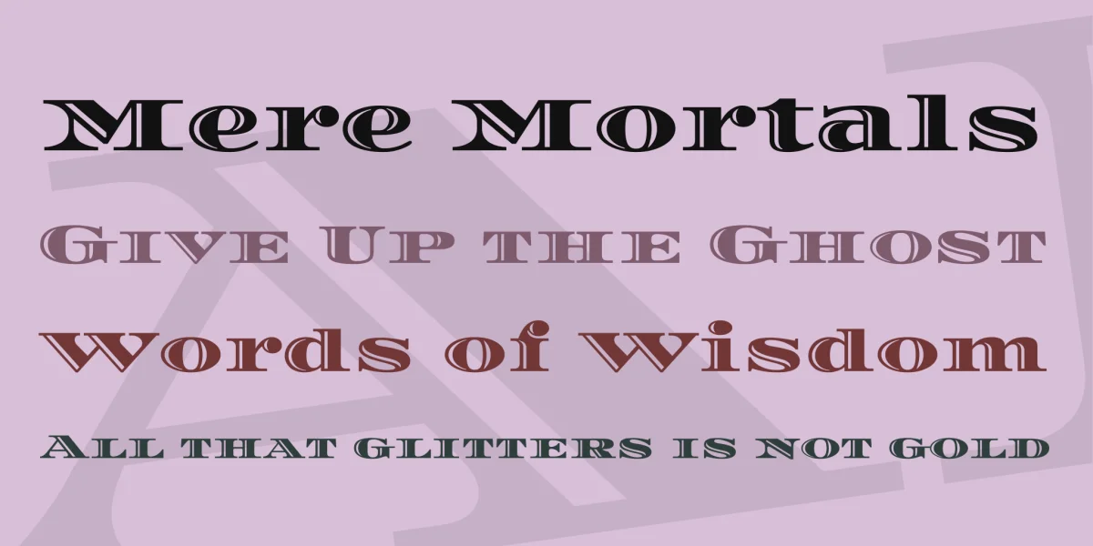 Diplomata Font Family preview 3