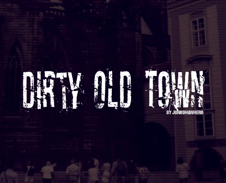 Dirty Old Town Font preview 8