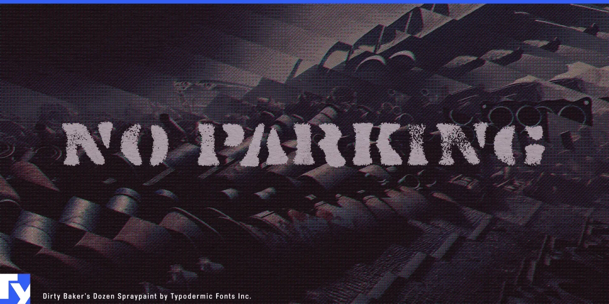 Dirty Baker's Dozen Font preview 4