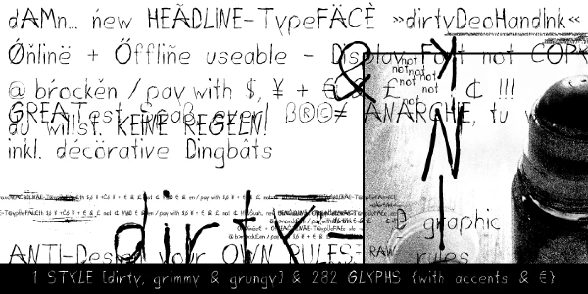 Dirty Deo HandInk Font