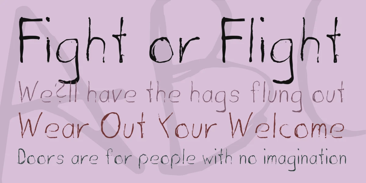 Dirty Deo HandInk Font preview 2