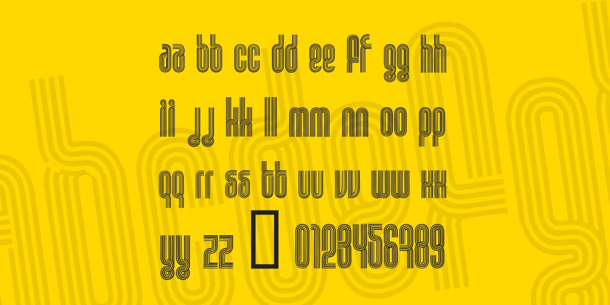 Disco 1 Font preview 2