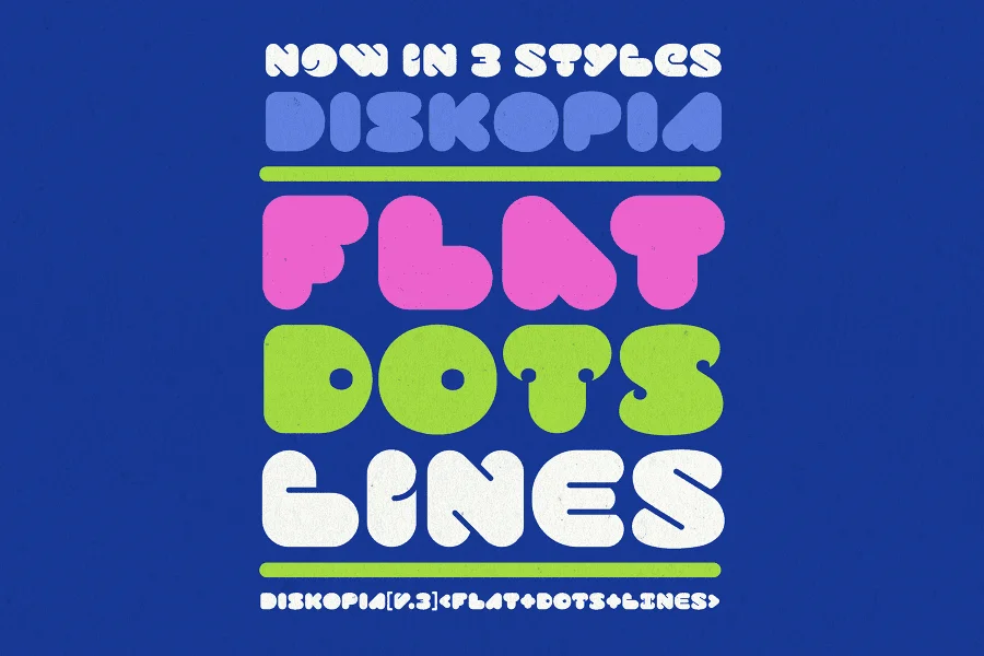 DISKOPIA Font Family