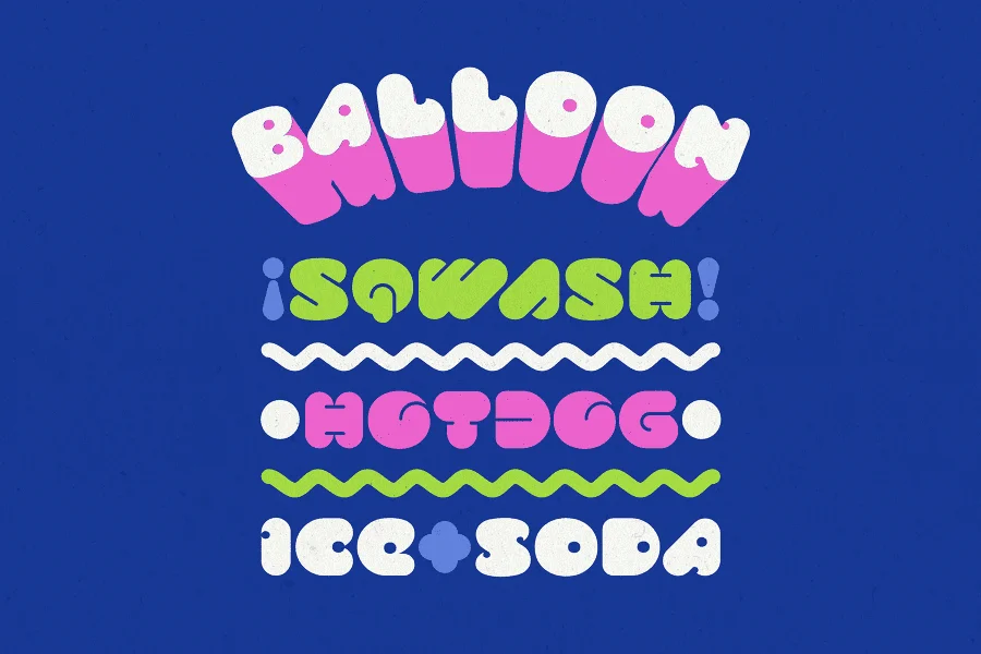 DISKOPIA Font Family preview 2