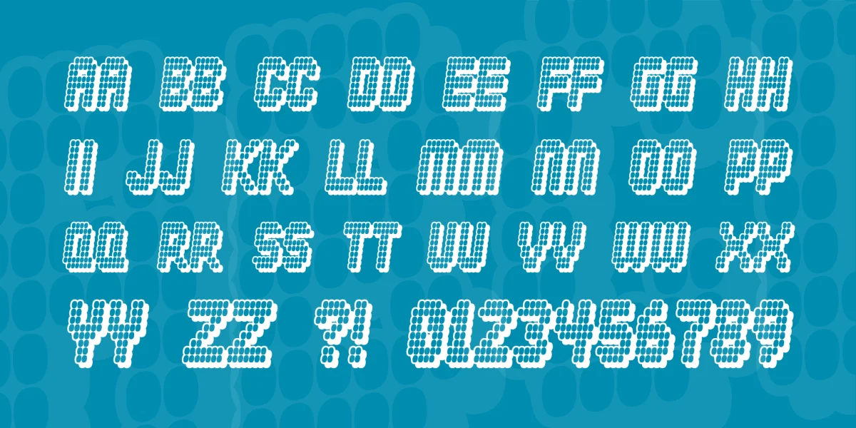 Diskoteque Font preview 2