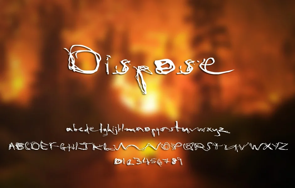 dispose101 Font
