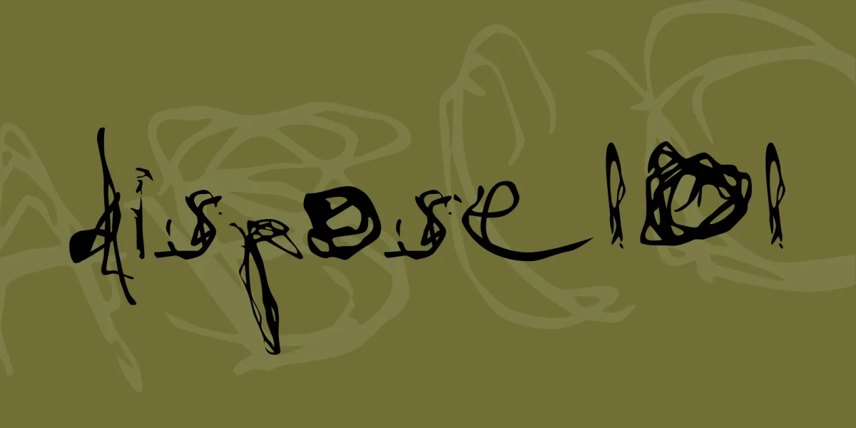 dispose101 Font preview 2