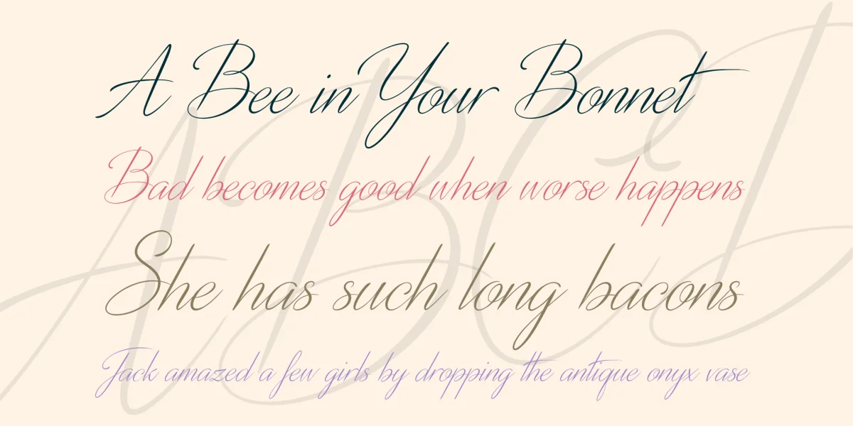 Distant Stroke Font Family preview 2