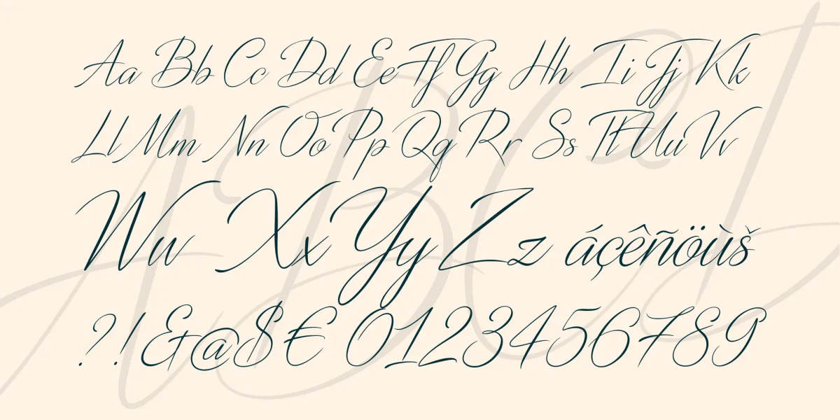 Distant Stroke Font Family preview 4