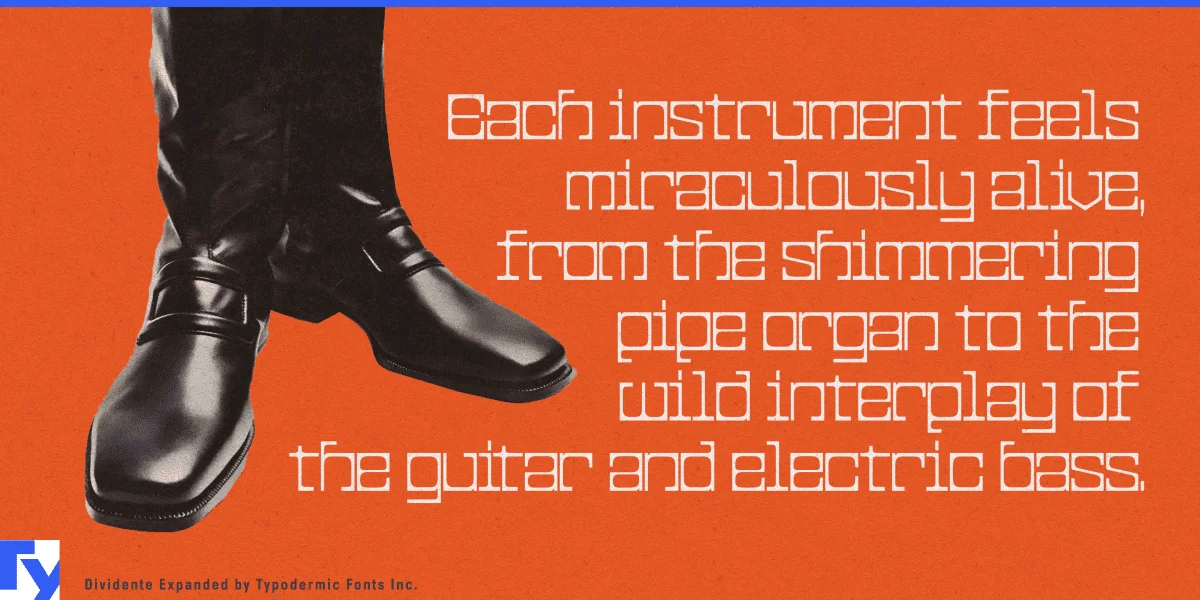Dividente Font Family preview 5