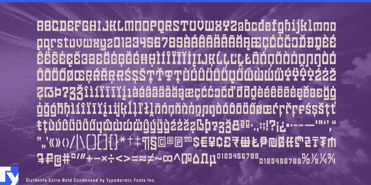 Dividente Font Family preview 6