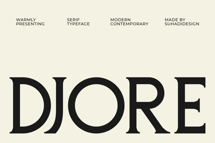 Djore DEMO Font