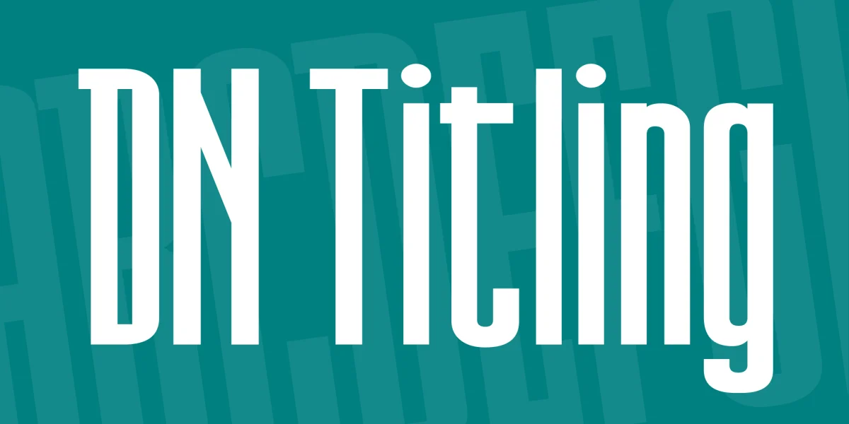 DN Titling Font