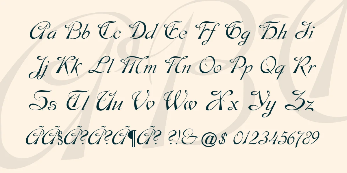 Dobkin Script Font preview 4