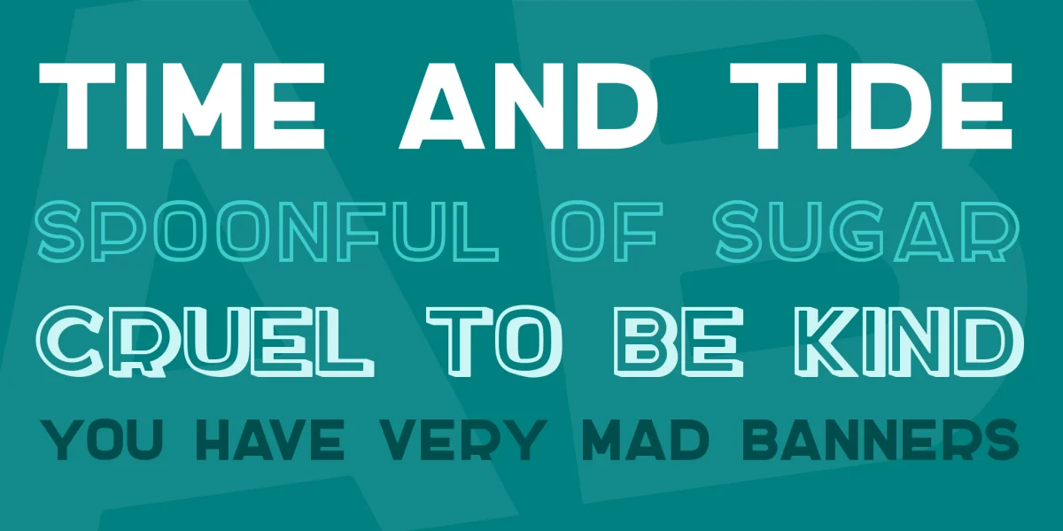 DOCKER Font Family preview 3