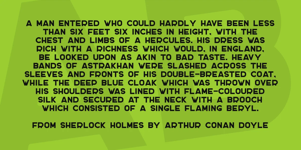 DOCKER Font Family preview 4