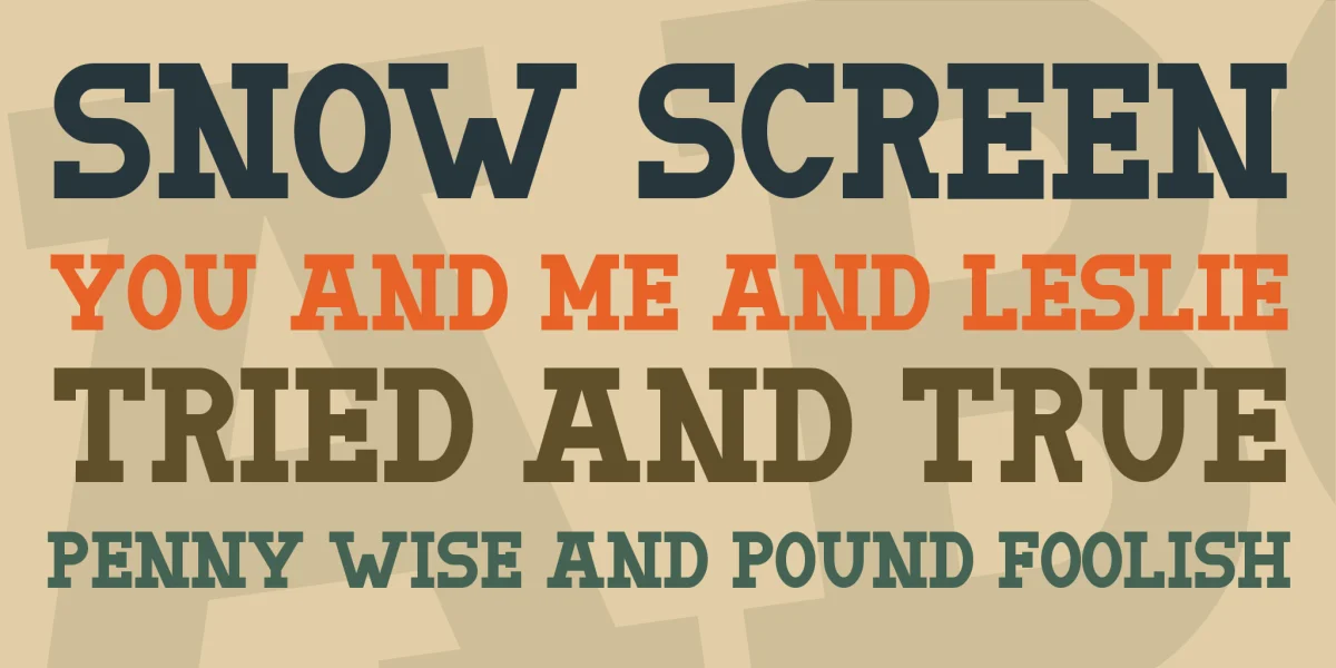 Doergon Font Family preview 2