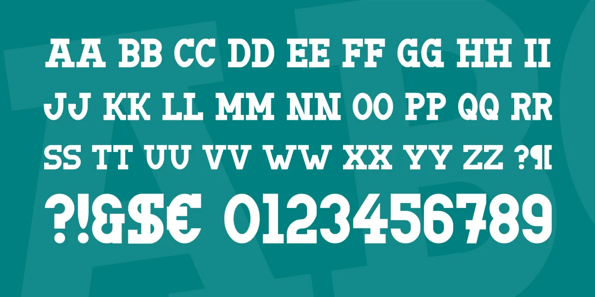 Doergon Font Family preview 3